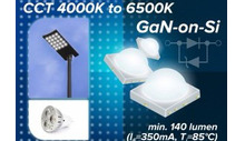 Toshiba adds high luminous flux GaN-on-Si LEDs